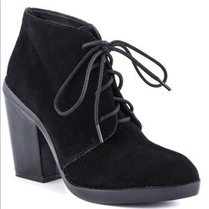 Steve Madden Black Jayson Lace up Booties